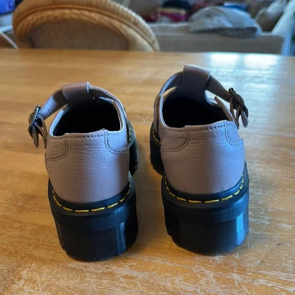 Dr. Martens Purple Platform Shoes - Picture 4 of 6